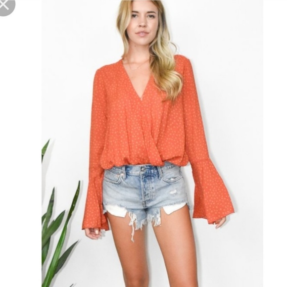 Free People Makin Waves Bodysuit Boho size xs - Picture 2 of 7